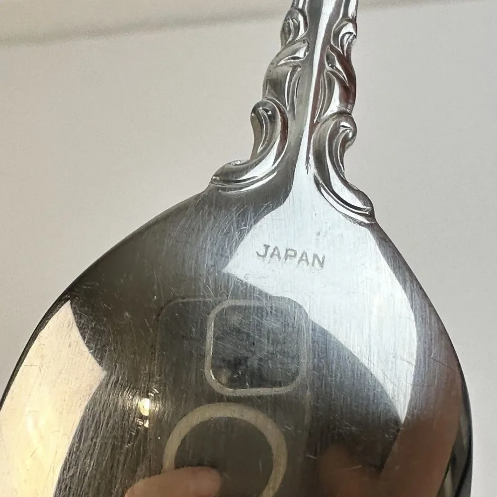 Reed & Barton 18/8 Stainless 1800 Eighteenth Oval Soup / Place Spoon Japan